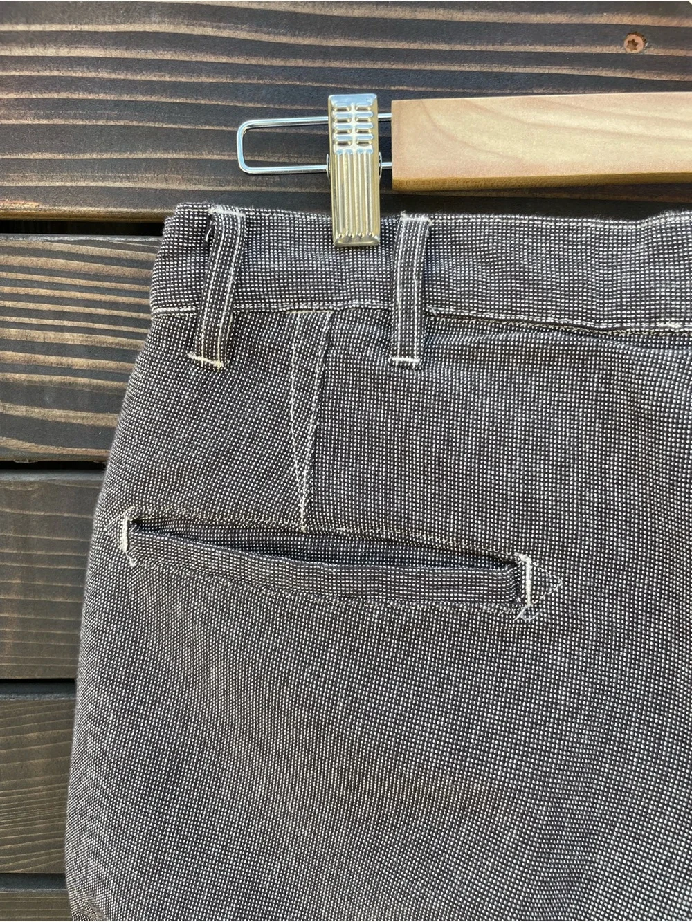Wythe NY Men's HEAVYWEIGHT PINPOINT CANVAS CHINO - BROWN
